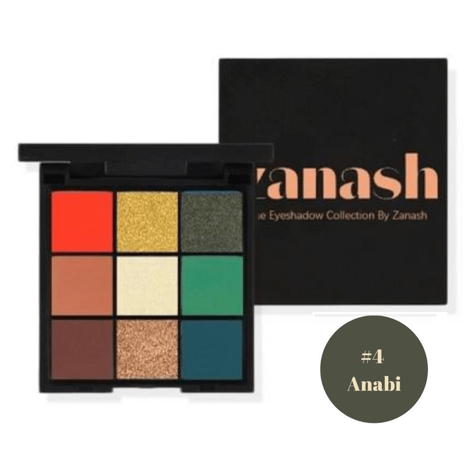 ANABI PIGMENT-FREAK EYESHADOW PALLET – Zanash Cosmetics