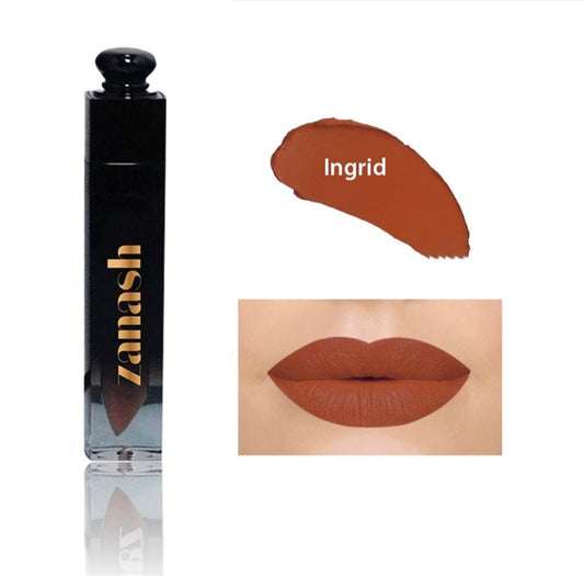 THE AMBER LIQUID MATTE LIPSTICK, INGRID