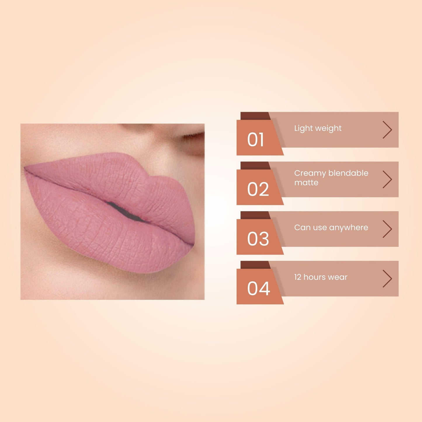 THE AMBER LIQUID MATTE LIPSTICK, TAMANNA