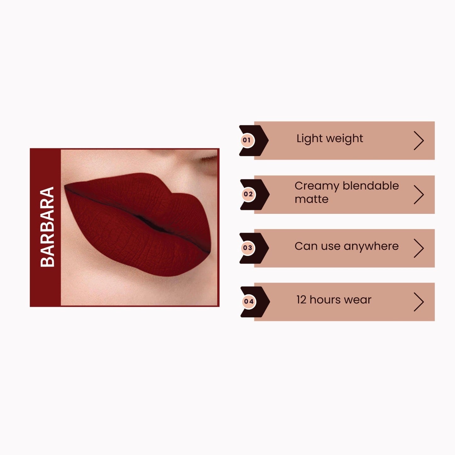 THE ROYAL LIQUID MATTE LIPSTICK, BARBARA