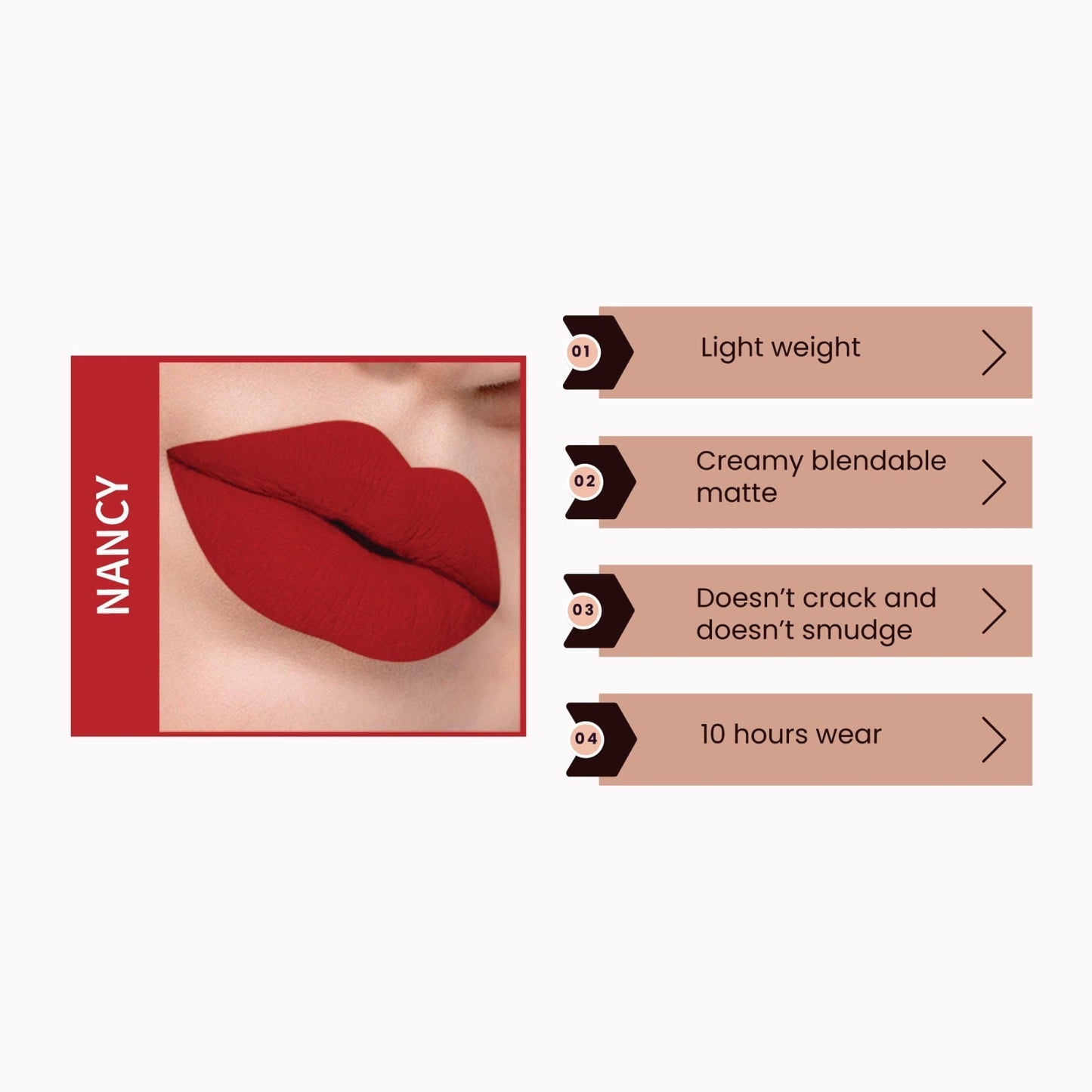 THE ROYAL LIQUID MATTE LIPSTICK, NANCY