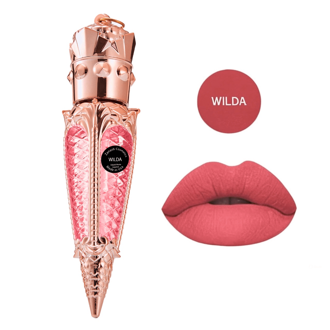 THE ROYAL LIQUID MATTE LIPSTICK, WILDA